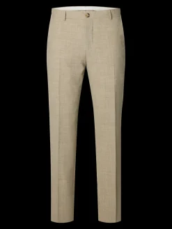 Selected pellavahousut, OASIS LINEN TROUSER Sand