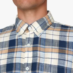 Signal Miesten Kauluspaita, GRIND CHECK Sininen Kuosi