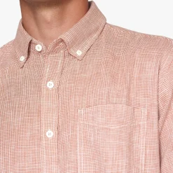 Signal miesten kauluspaita, PITT STRUCTURE Punainen Kuosi