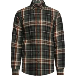 Signal miesten kauluspaita BRUCESI CHECK, vihreä ruutu