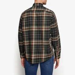 Signal miesten kauluspaita BRUCESI CHECK, vihreä ruutu