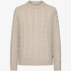 Signal Miesten Neulepusero, AMINSI CABLE Luonnonvalkoinen