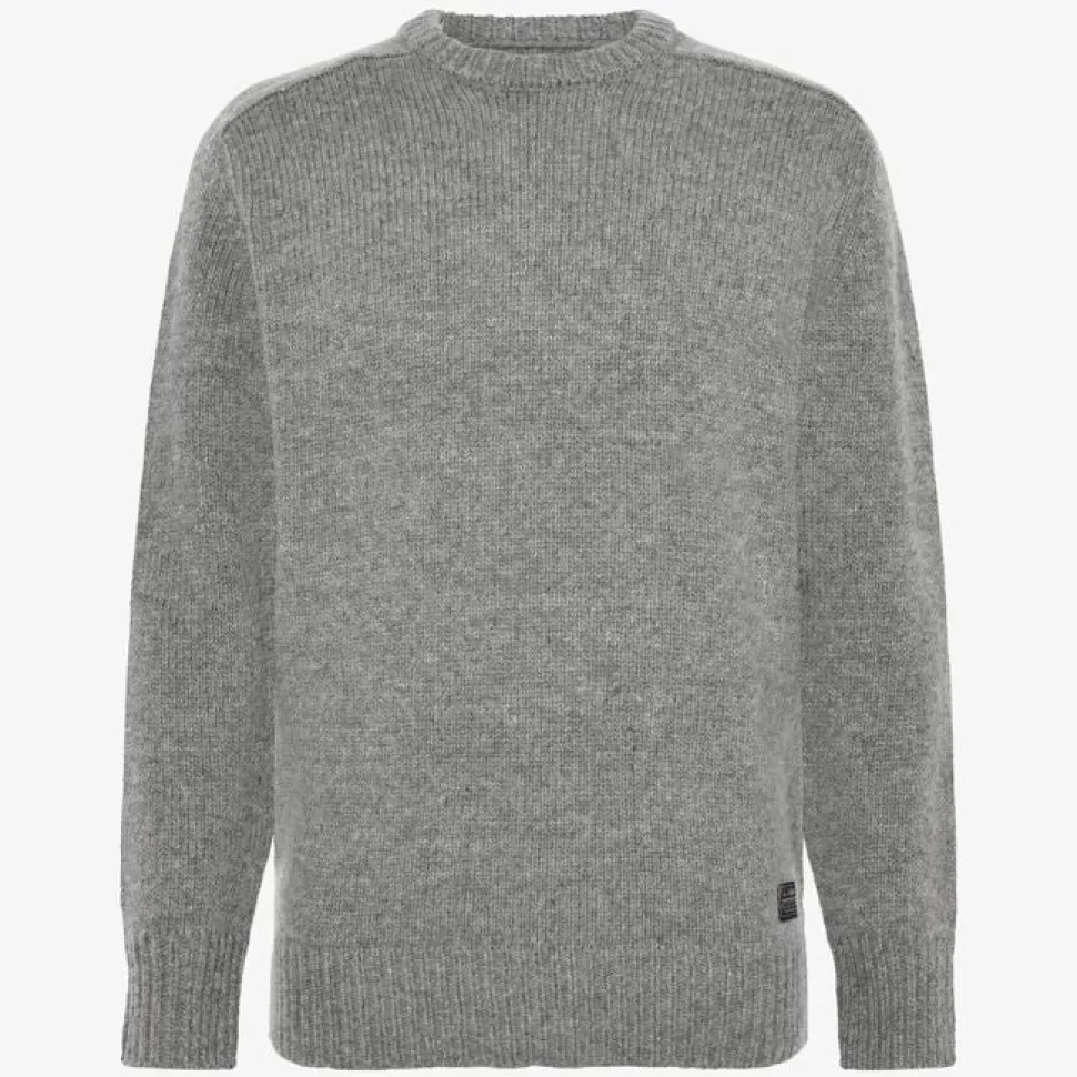 Signal miesten neulepusero KosmusSI wool crewneck, vaaleanharmaa
