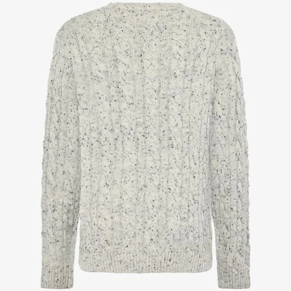 Signal miesten neulepusero KonstantinSi Cable Knit, luonnonvalkoinen