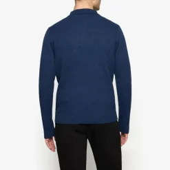 Signal miesten neulepusero Klassi Structure Polo, tummansininen