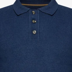 Signal miesten neulepusero Klassi Structure Polo, tummansininen