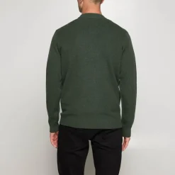 Signal miesten neulepusero KALLESI STRUCTURE CREW, vihreä