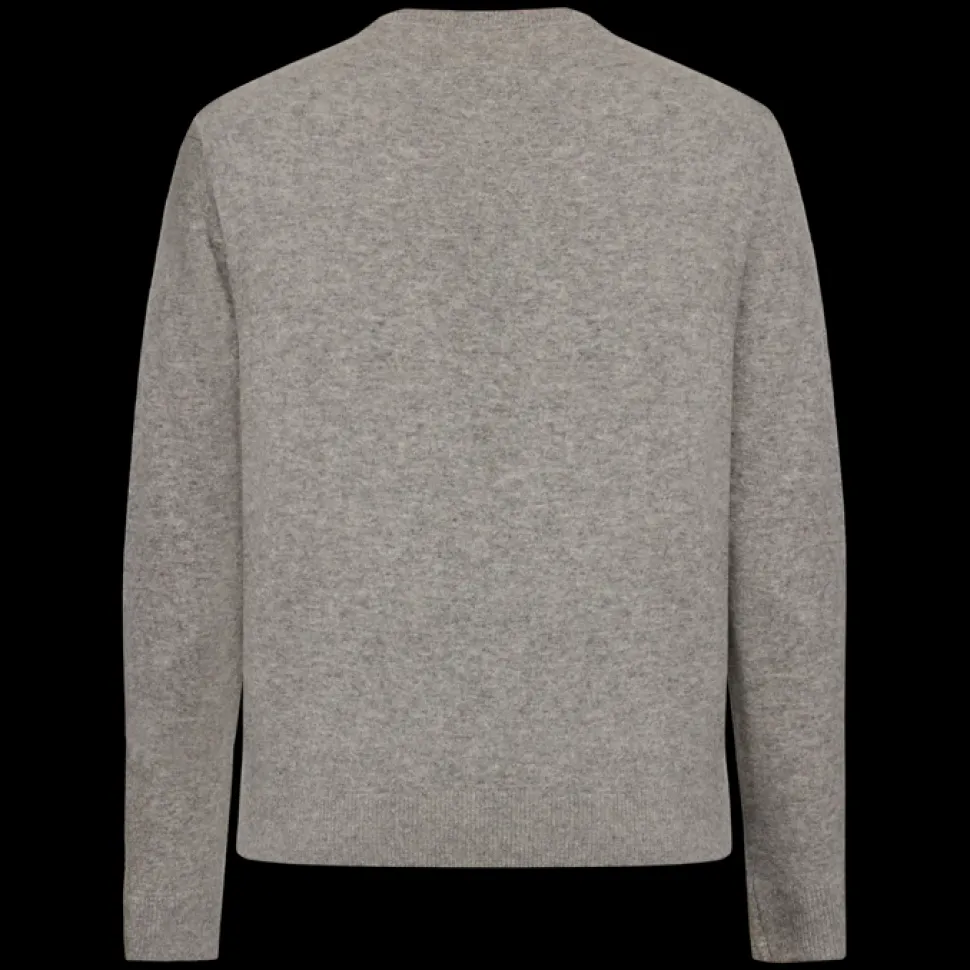 Signal miesten neulepusero RICCOSI KNIT, vaaleanharmaa