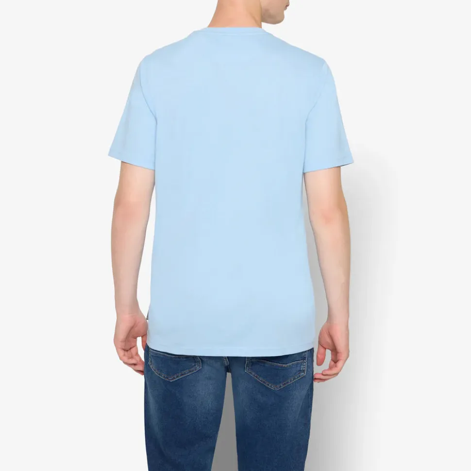 Signal miesten t-paita, OWEN PRINT TEE Vaaleansininen