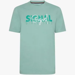Signal miesten t-paita, OWEN PRINT TEE Vihreä
