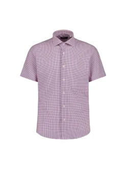 Sinnuu Miesten Kauluspaita, Performance Shirt SS TRA08-03 Kuosi, Punainen