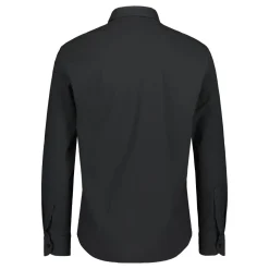 Sinnuu Miesten Kauluspaita PERFORMANCE TECHNICAL SHIRT LS, MADE IN EUROPE Musta