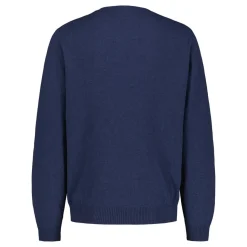 Sinnuu Miesten Neule CREW FINE MERINO WOOL MADE IN ITALY Indigo