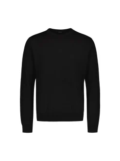 Sinnuu, Miesten Neule, Merino Crew Musta