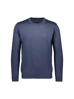 Sinnuu Miesten Neulepaita Merino Crew Indigo