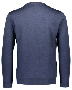 Sinnuu Miesten Neulepaita Merino Crew Indigo