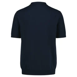 Sinnuu miesten pikeepaita, KNITTED POLO MADE IN ITALY Tummansininen