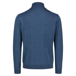 Sinnuu Miesten Pooloneule Merino Roll Neck Sininen