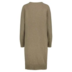 Sinnuu Naisten Mekko, SINNUU IVY VILLAMEKKO MADE IN FINLAND Ruskeanharmaa