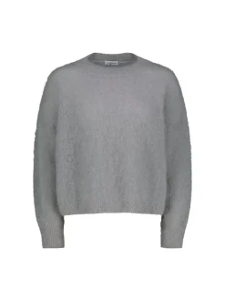 Sinnuu Naisten Neule Darla Mohairneule, vaaleanharmaa meleerattu