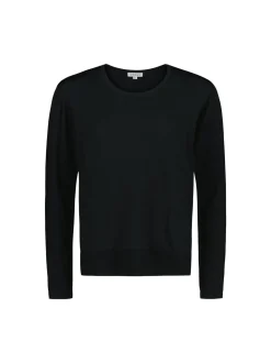 Sinnuu naisten neulepusero Laura merinoneule, musta