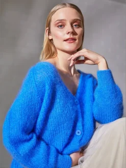 Sinnuu naisten neuletakki, SINNUU CANDY MOHAIR NEULETAKKI Sininen