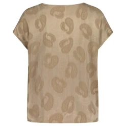 Sinnuu Naisten Pusero, Nina Paisley Pusero Ruskeanharmaa