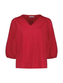 Sinnuu naisten pusero Nora Pusero V-neck, punainen