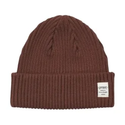 State of Wow pipo Upfront Bridge Beanie, tummanruskea