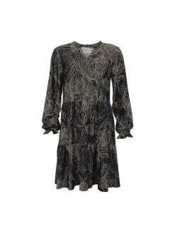 S.T.I Naisten Mekko GRETA MEKKO Musta Kuosi