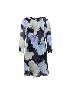 S.T.I naisten mekko, KANDRIINA DRESS 100CM Sininen Kuosi