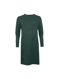 S.T.I naisten mekko, OHANNA KNIT DRESS 92CM Tummanvihreä