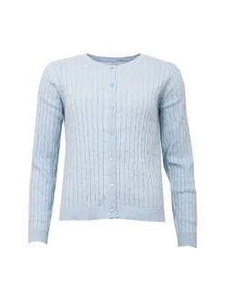 S.T.I naisten neuletakki Mabel Cardigan, vaaleansininen