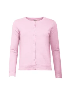 S.T.I naisten neuletakki, MIRAME CARDIGAN 58CM Vaaleanpunainen