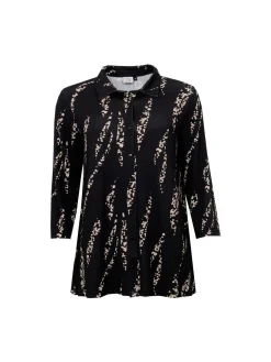 S.T.I naisten paitapusero, FERRE TRICOT Musta Kuosi