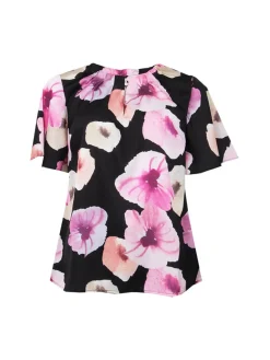 S.T.I naisten pusero Kaisinna Blouse, vaaleanpunainen kuosi