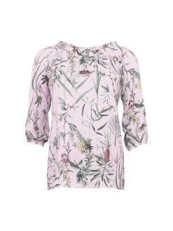 S.T.I naisten pusero, KALLIE BLOUSE 66CM Vaaleanpunainen Kuosi