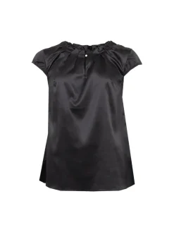 S.T.I Naisten Toppi, KAIZA SOLID BLOUSE Musta