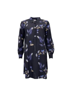 S.T.I naisten tunikamekko, KENLIA TUNIC DRESS Sininen Kuosi