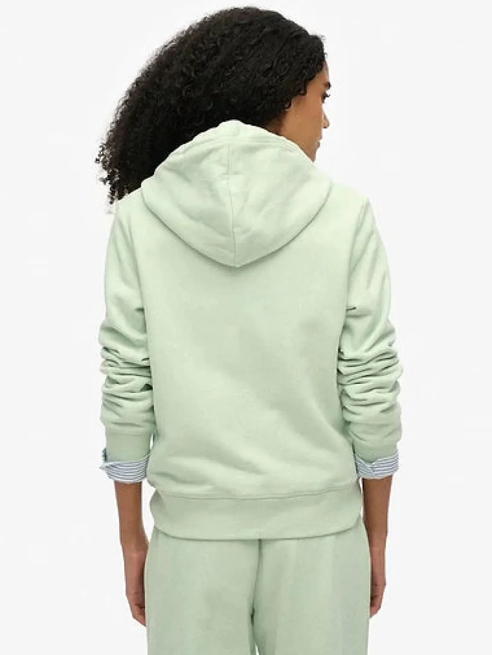 Superdry naisten huppari, Essential Logo Ziphood Hb Mintunvihreä