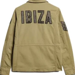Superdry naisten takki, Embellished M65 Military Jkt Khaki