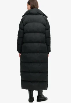 Superdry naisten takki Maxi Longline Puffer Jacket, musta