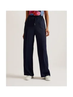 Ted Baker Naisten Housut, LILIAAH Wide Leg Jogger Tummansininen