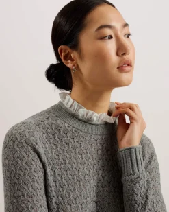 Ted Baker Naisten Neule, HOLINA Vaaleanharmaa