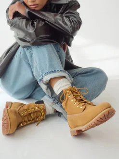 Timberland naisten kengät, Premium 6 Inch Waterproof Boot for Women Konjakinruskea