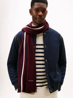 Tommy Hilfiger huivi K TH RWB RACHELLE SCARF, viininpunainen