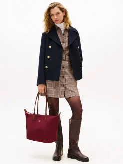 Tommy Hilfiger laukku POPETTE TOTE, viininpunainen