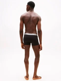 Tommy Hilfiger miesten bokserit 3P Trunk Metallic WB, musta