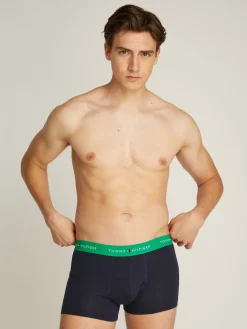Tommy Hilfiger Miesten Bokserit 3-Pack, 3P WB TRUNK Monivärinen Kuosi