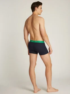 Tommy Hilfiger Miesten Bokserit 3-Pack, 3P WB TRUNK Monivärinen Kuosi